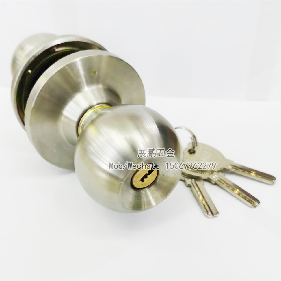 Southeast Asia Hot Sale Household Door Lock Indoor Bedroom Ball Door Lock Stainless Steel Bathroom Ball Lock Factory Direct Sales