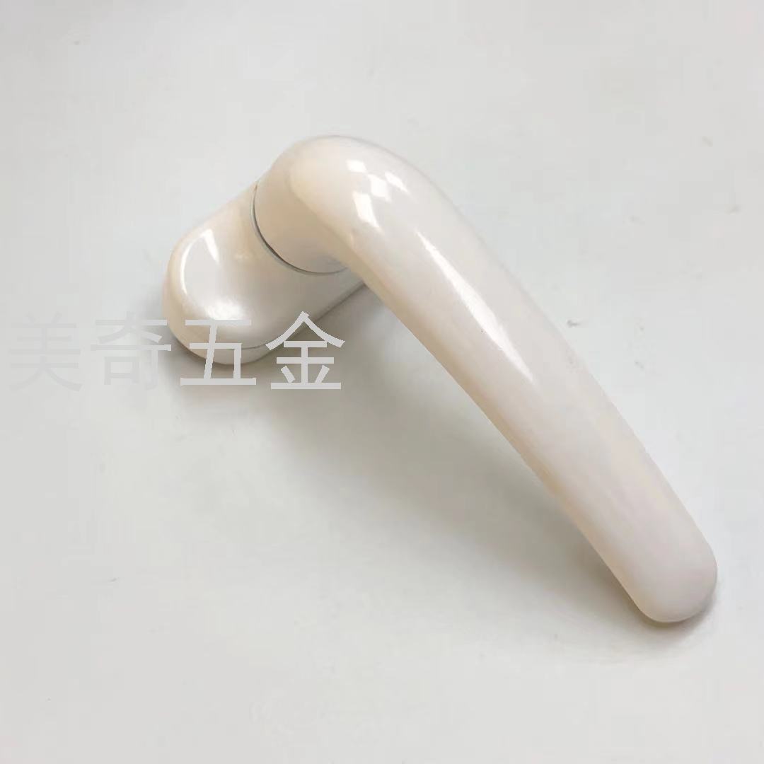 Door and Window Drive Handle outside Flat Push Window inside Open inside Inverted Broken Bridge Handle Aluminum Alloy Handle Rotating Double-Direction Lock Handle