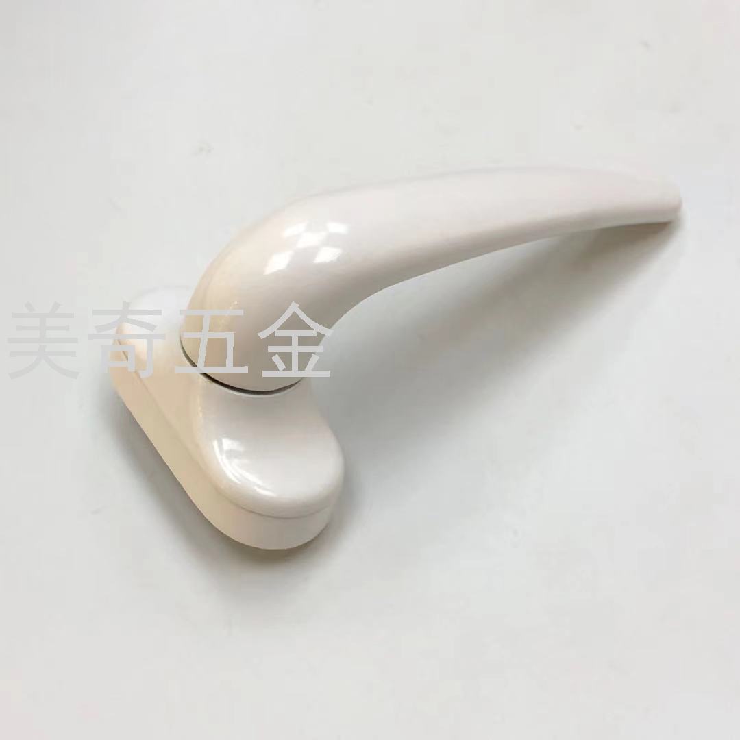 Door and Window Drive Handle outside Flat Push Window inside Open inside Inverted Broken Bridge Handle Aluminum Alloy Handle Rotating Double-Direction Lock Handle