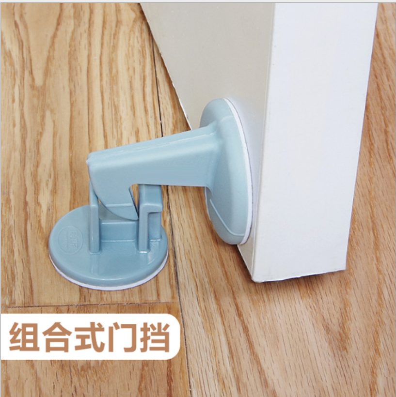 Creative sharpener door handle fender set for home use with hook wall cushion behind door lock fender