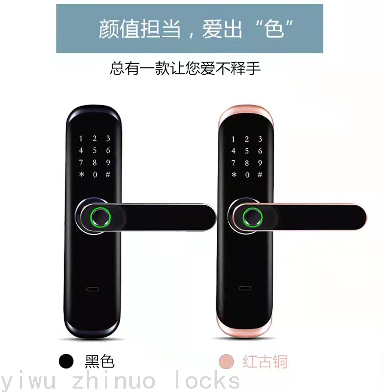 High Security Intelligent fingerprint door lock Smart digital fingerprint door lock