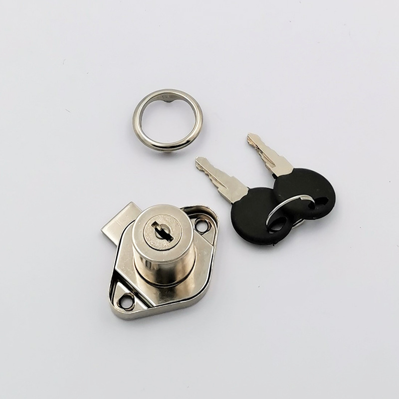 Iron Diamond Furniture Accessories cabinet drawer lock desk Iron tongue cupboard door lock file cabinet lock core