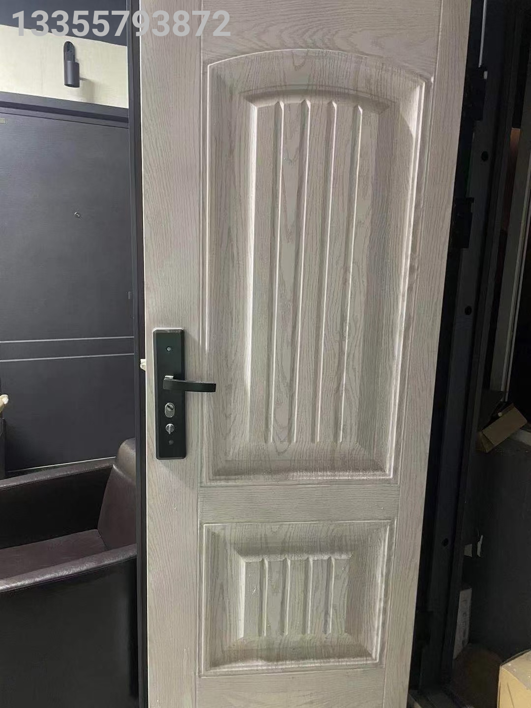 Class A Anti-Theft Door Household Entrance Door Smart Fingerprint Lock Door Steel Safety Door