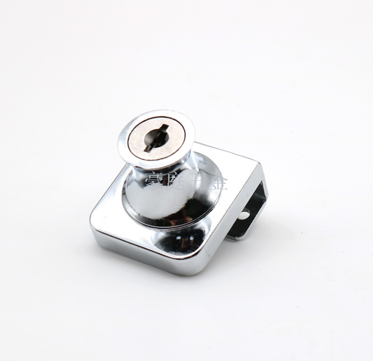Lock of Glass-Frame Cabinet Single and Double Door Window Lock Mobile Phone Cabinet Table Lock