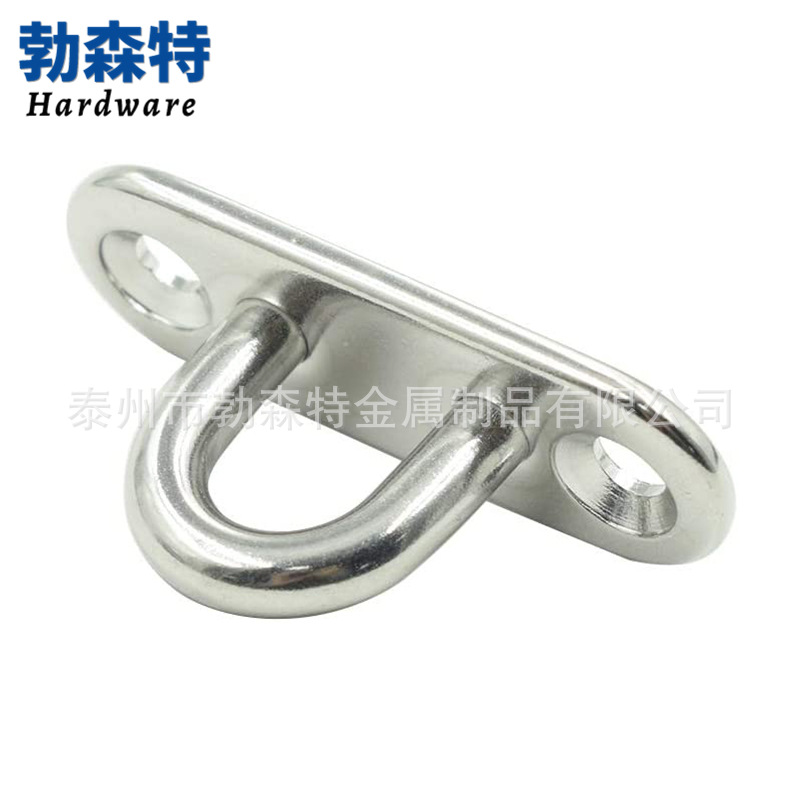 Stainless Steel 304 Oval Door Latch Lock Buckle Suspension Clasp Eye Plate Marine Hardware Rigging Screws