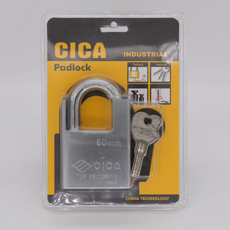 Padlock open padlock waterproof anti-rust anti-theft small lock head warehouse large iron door waist round drawer lock