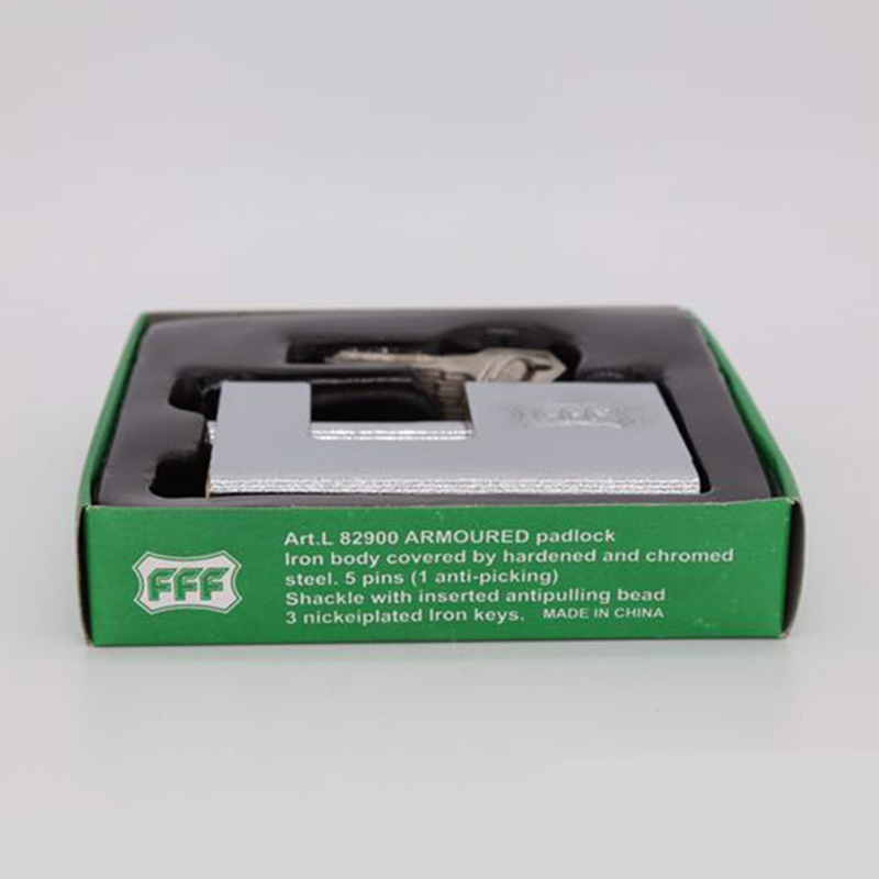 Lock head anti-theft padlock pry anti-shear warehouse door lock blade padlock giant transverse beam