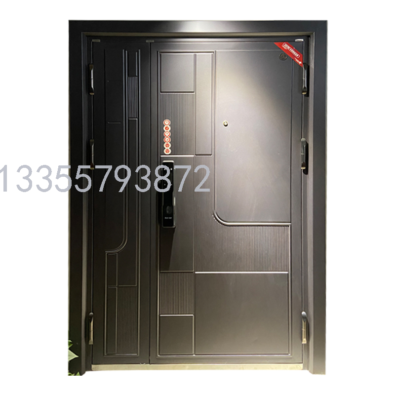 Class A Anti-Theft Door Household Entrance Door Smart Fingerprint Lock Door Steel Safety Door
