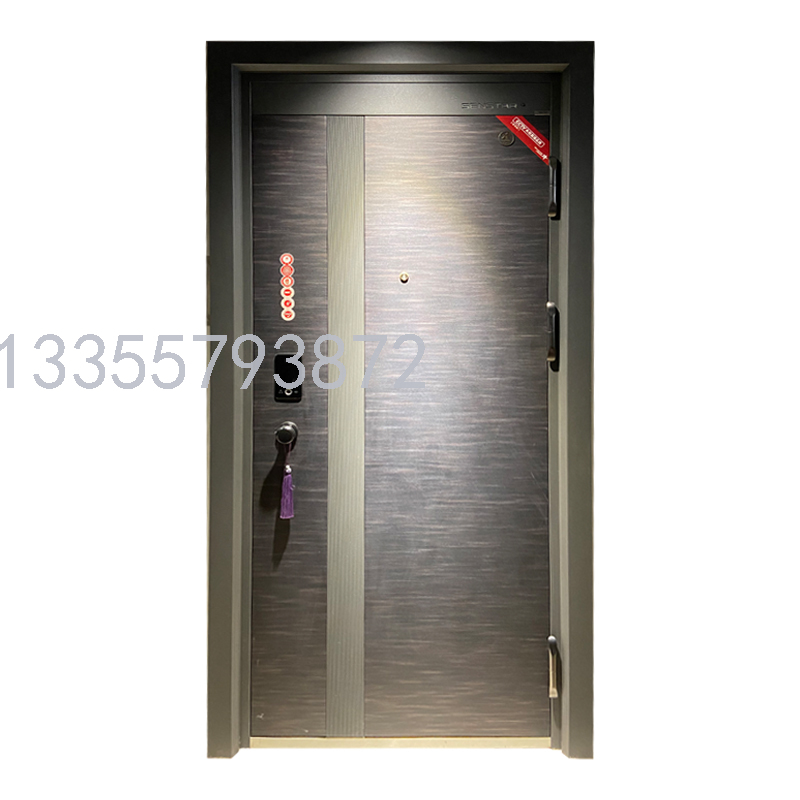 Class A Anti-Theft Door Household Entrance Door Smart Fingerprint Lock Door Steel Safety Door