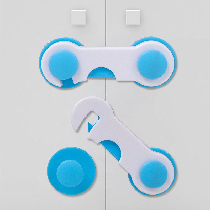 Baby Safety Lock Wholesale Single Open Cabinet Door Lock Multi-Functional Safety Lock/Refrigerator Lock/Short