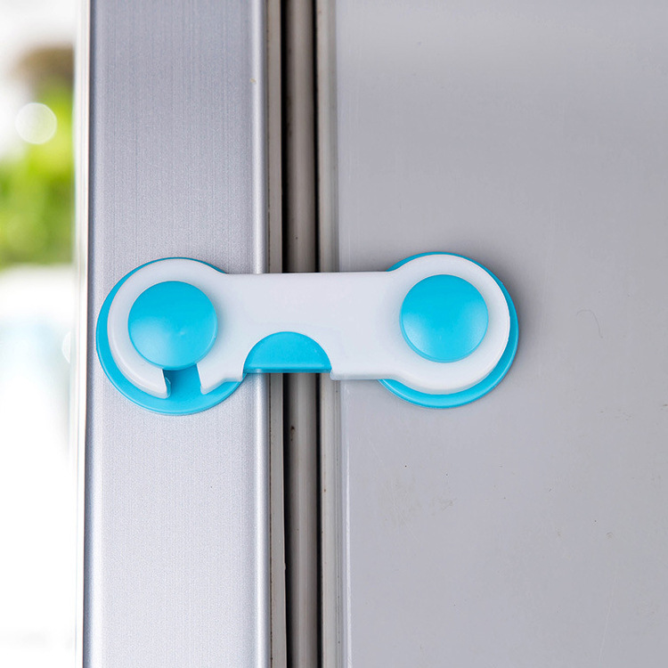 Baby Safety Lock Wholesale Single Open Cabinet Door Lock Multi-Functional Safety Lock/Refrigerator Lock/Short