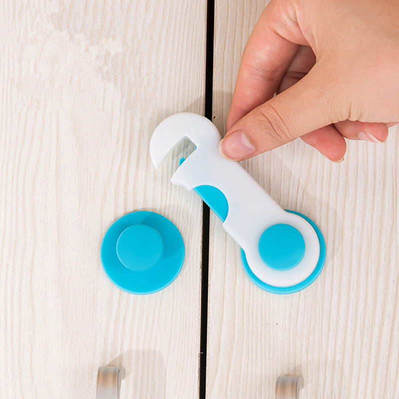 Baby Safety Lock Wholesale Single Open Cabinet Door Lock Multi-Functional Safety Lock/Refrigerator Lock/Short