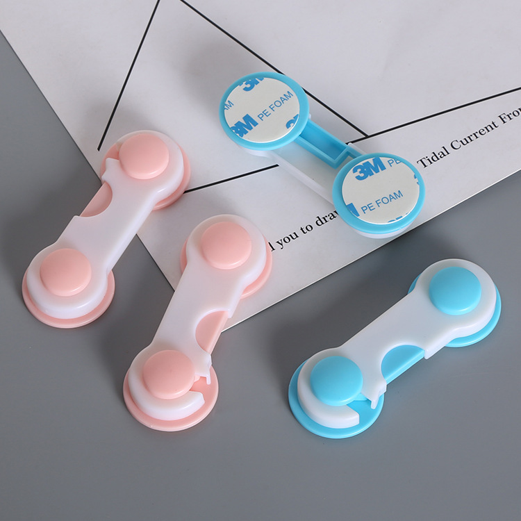 Baby Safety Lock Wholesale Single Open Cabinet Door Lock Multi-Functional Safety Lock/Refrigerator Lock/Short