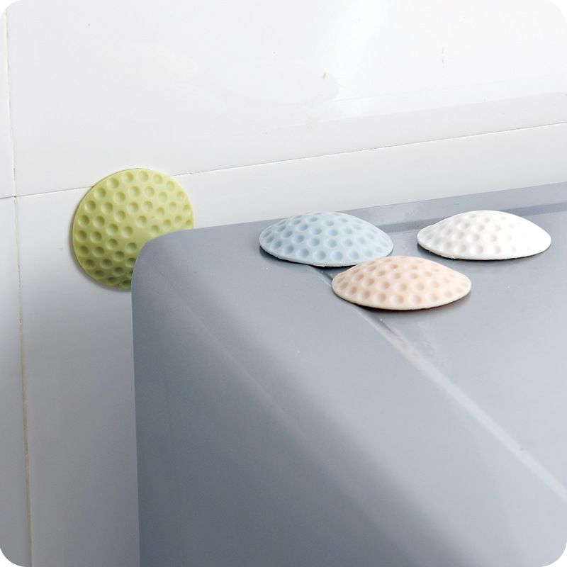 Wall Buffer Collision Pad behind the Door Silent Bumper Door Handle Door Lock Protective Pad Rubber Anti-Vibration Pad