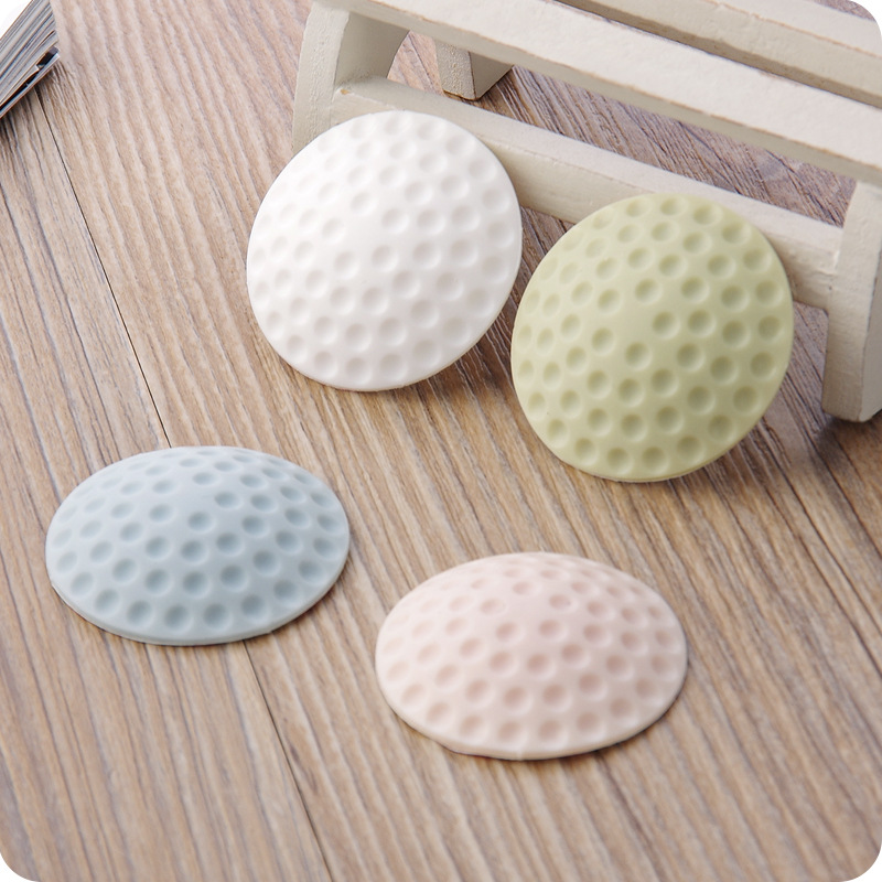 Wall Buffer Collision Pad behind the Door Silent Bumper Door Handle Door Lock Protective Pad Rubber Anti-Vibration Pad