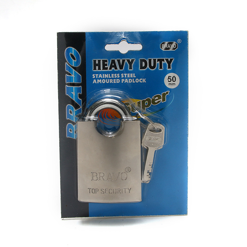 5 Manufacturers Supply Arc Bag Beam Iron Padlock Nickel Plated Anti-Rust Anti-Theft Door Lock Cabinet Lock Can Be Ordered to Open