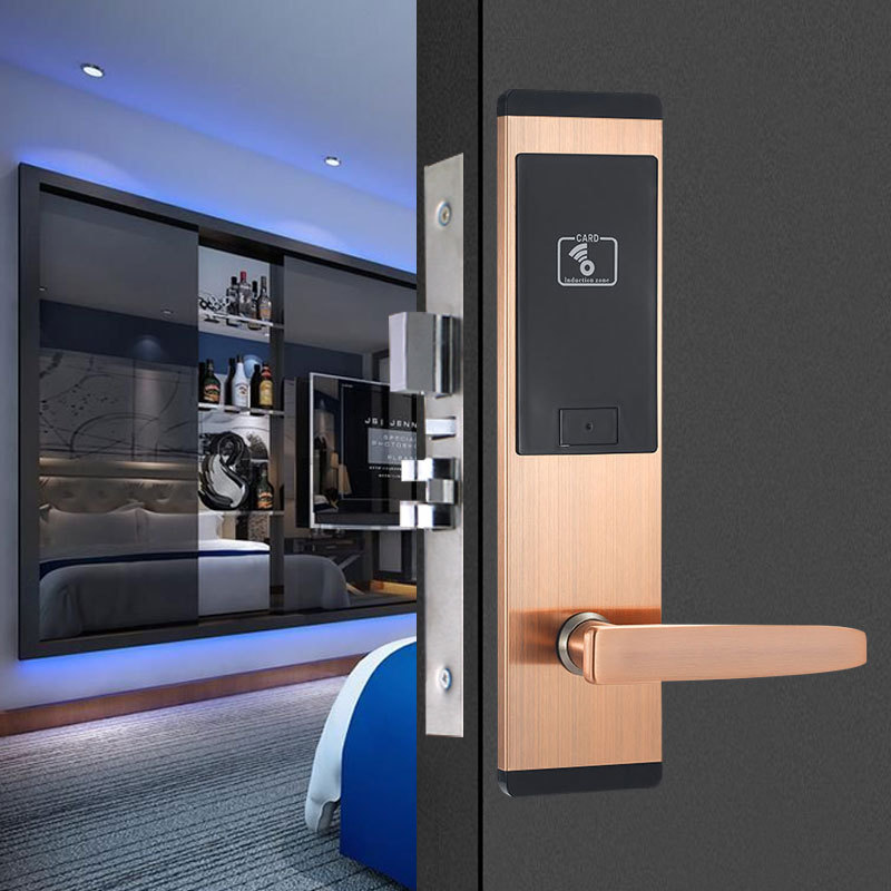 Ultra-Thin Hotel Door Lock Hotel Card Lock Apartment Smart Lock Electronic Magnetic Card Intelligent Lock