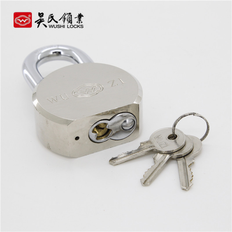 Long and Short Beam round Steel Lock Household Anti-Pry Door Lock Warehouse Anti-Theft Lock Waterproof Anti-Rust Copper Core Padlock