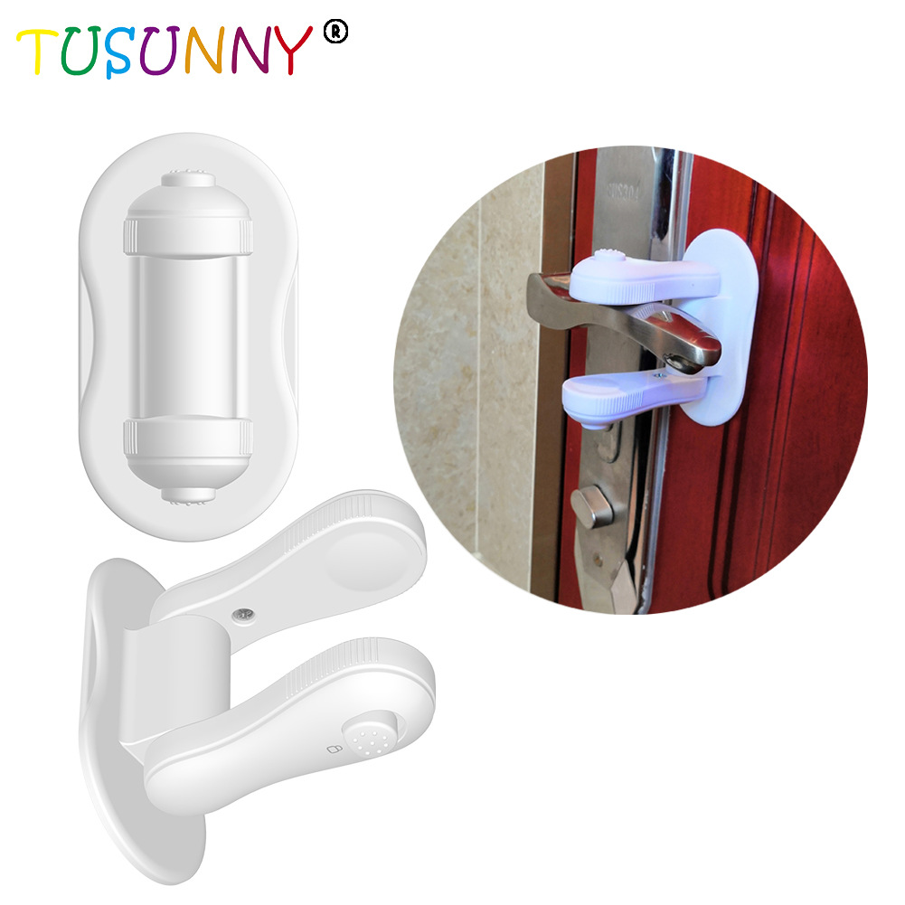 Multifunctional Baby Handle Lock Children&#039;s Safety Lock Baby Protection Children&#039;s Supplies Multifunctional Lock Anti-Open Door