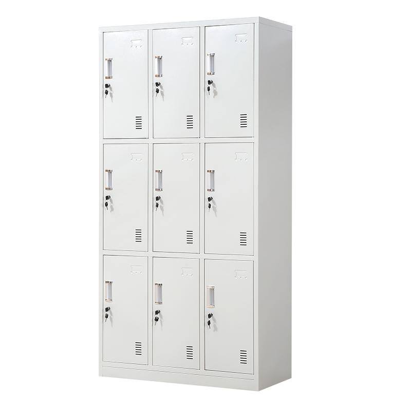 Steel Wardrobe Employee Cabinet Iron Locker Staff Locker with Lock Storage Cabinet Multi-Door Cabinet Store Cabinet Bathroom Cabinet