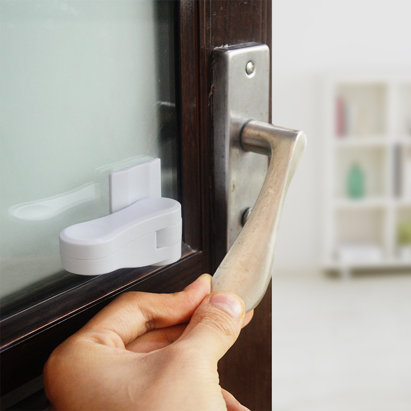 Baby Door Handle Safety Lock Door Level Lock Door Handle Fixing Lock