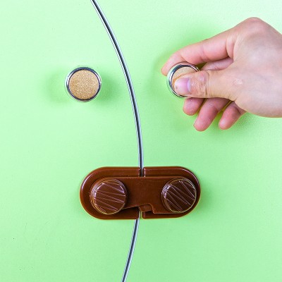 Multifunctional Children&#039;s Home Safety Lock Drawer Lock Baby Pressing Buckle Type Cabinet Door Lock 1