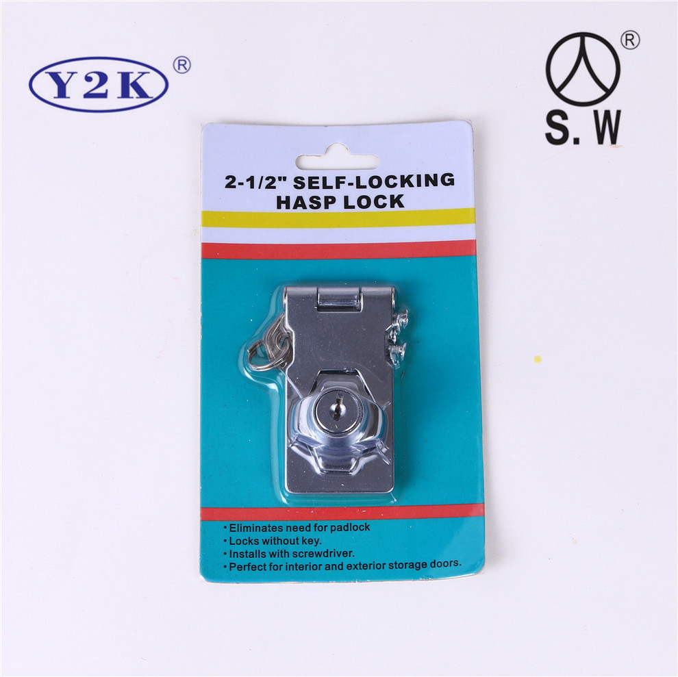 Drawer Lock Stainless Steel Refrigerator Lock Punch-Free Freezer Lock Wardrobe Cabinet Door Lock Security Lock