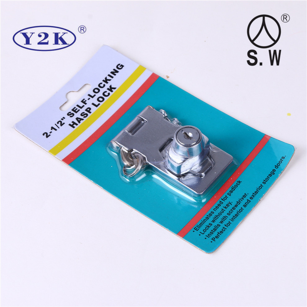 Drawer Lock Stainless Steel Refrigerator Lock Punch-Free Freezer Lock Wardrobe Cabinet Door Lock Security Lock