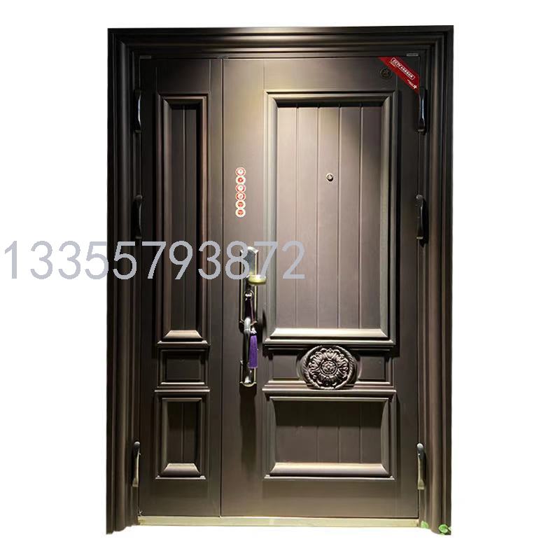 Class A Anti-Theft Door Household Entrance Door Smart Fingerprint Lock Door Steel Safety Door