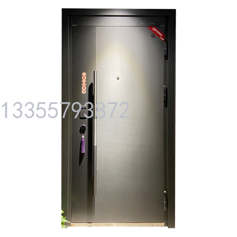 Class A Anti-Theft Door Household Entrance Door Smart Fingerprint Lock Door Steel Safety Door