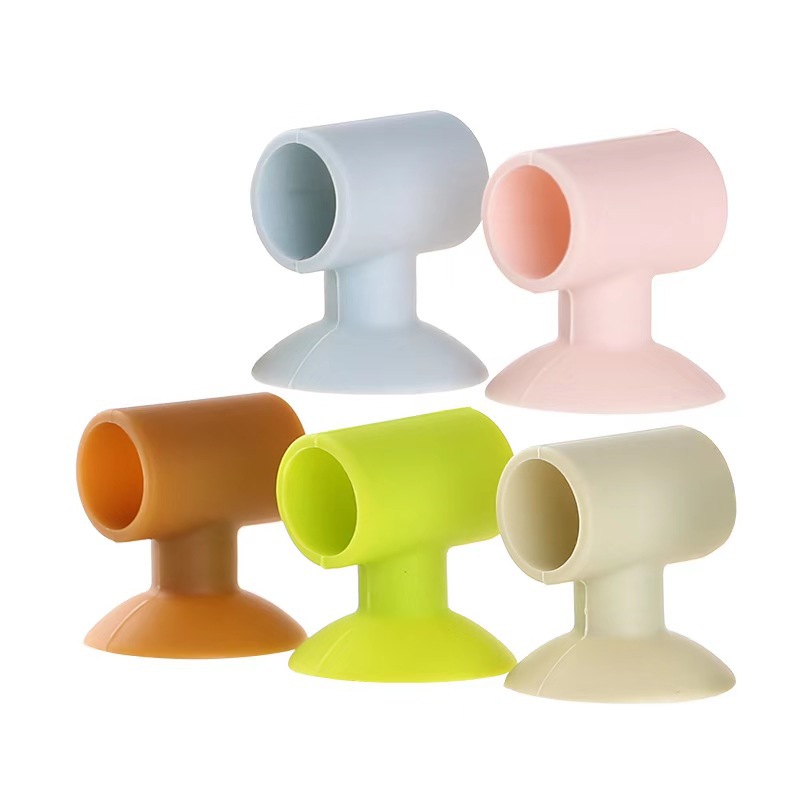 Creative Door Handle Door Lock Silencer Protective Pad Suction Cup behind the Door Collision Pad behind the Door Silent Bumper