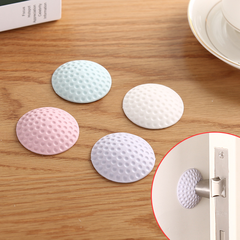 Thickened wall anti-collision mat door rear silent anti-collision mat door handle lock protective mat rubber anti-shock