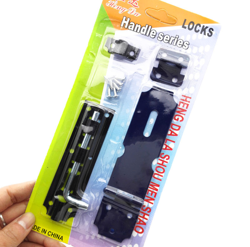 D2242 Lock bolt combination security door bolt Hardware tools Yiwu 2 yuan wholesale