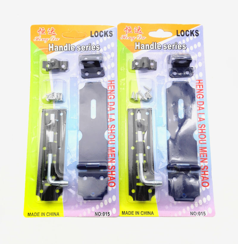 D2242 Lock bolt combination security door bolt Hardware tools Yiwu 2 yuan wholesale