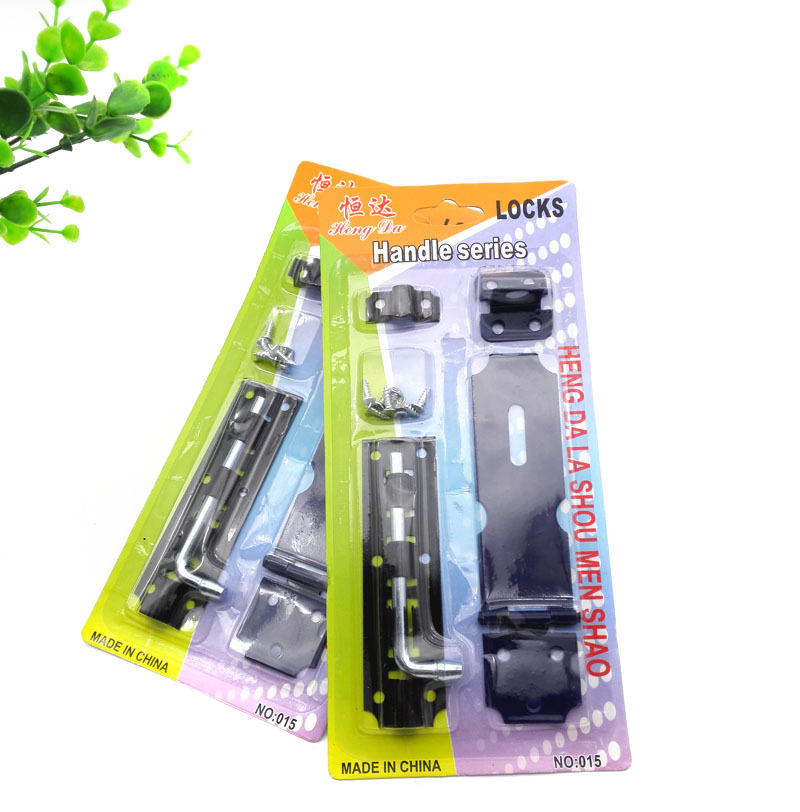D2242 Lock bolt combination security door bolt Hardware tools Yiwu 2 yuan wholesale