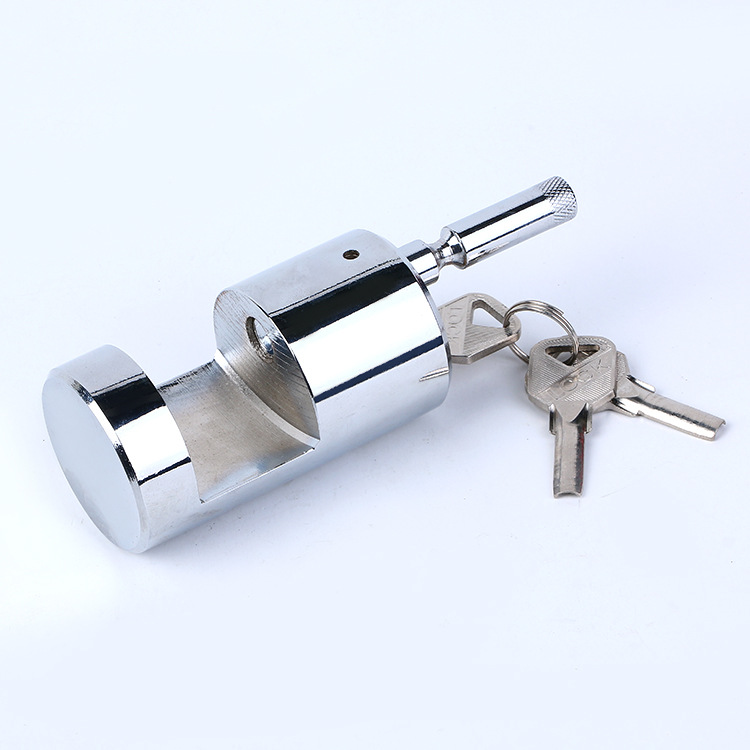 90mm round Stainless Steel Padlock Copper Core Lock Outdoor Warehouse Door Iron Door Waterproof Anti-Rust Door Lock Custom