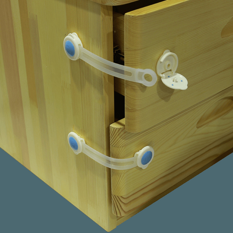 Multifunctional Baby Anti-Clamp Hand Drawer Lock Child Safety Lock Baby Protection Open Refrigerator Cabinet Door Toilet Lock