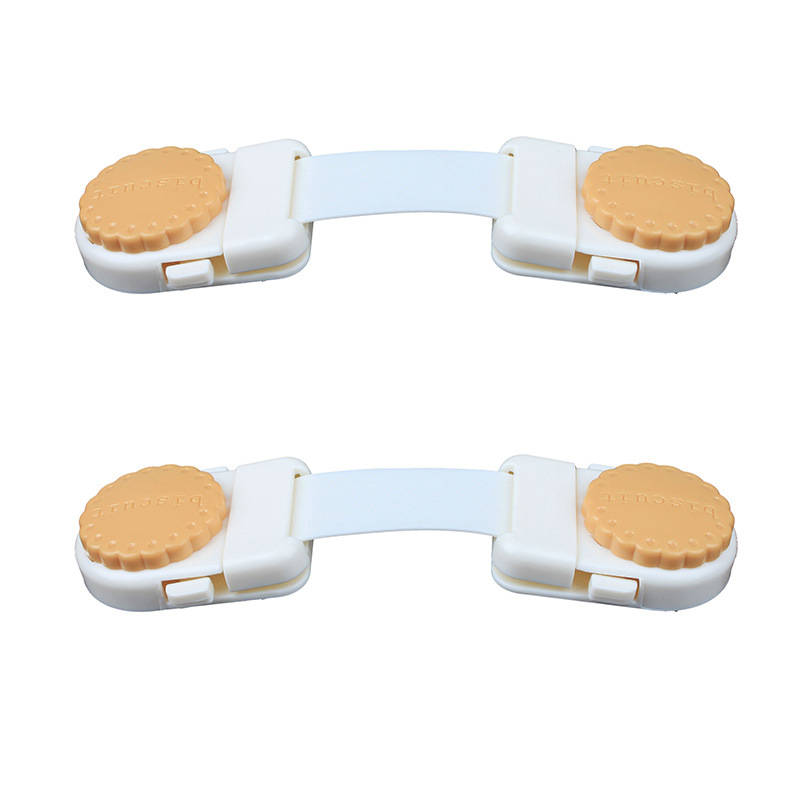 Children Anti-Clamp Hand Safety Lock Cabinet Door Lock Drawer Lock Sliding Door Lock (Short)