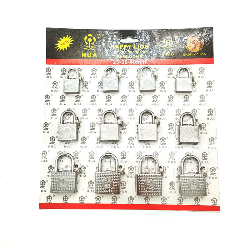 Lock Padlock Iron Padlock Horizontal Open Spray Golden Lock Horizontal Open Titanium Golden Lock Dormitory Cabinet Lock Garage Door Lock Gate Lock