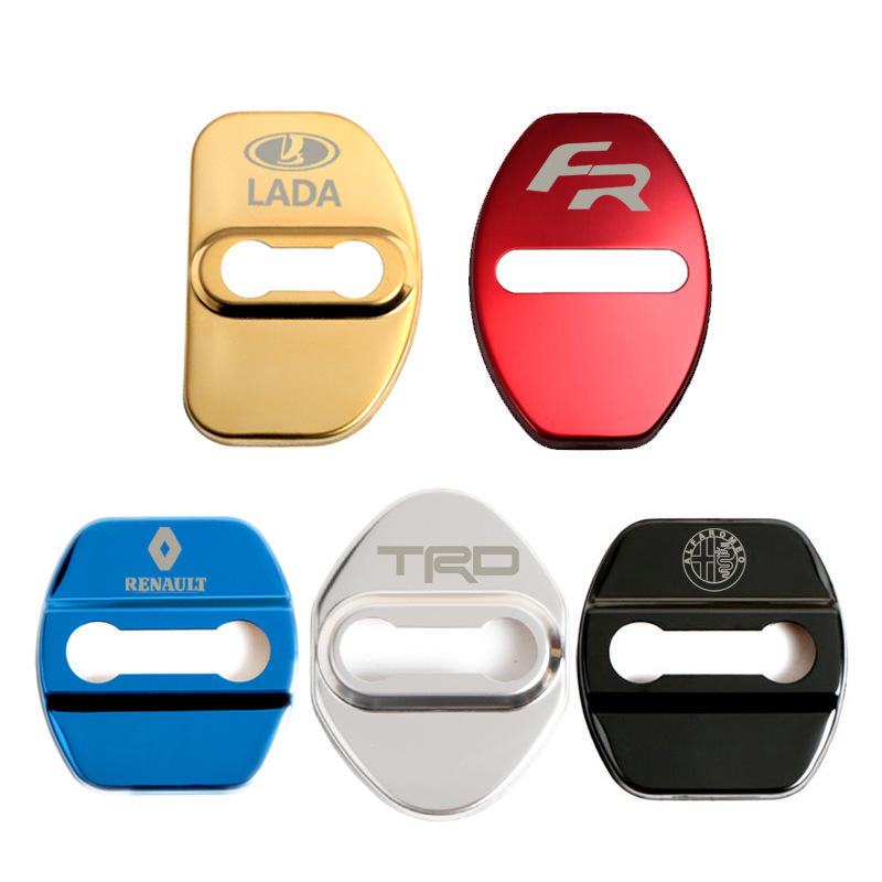 Applicable to Lada Lada Renault Alpha Toyota TRD Door Lock Protective Cover Red