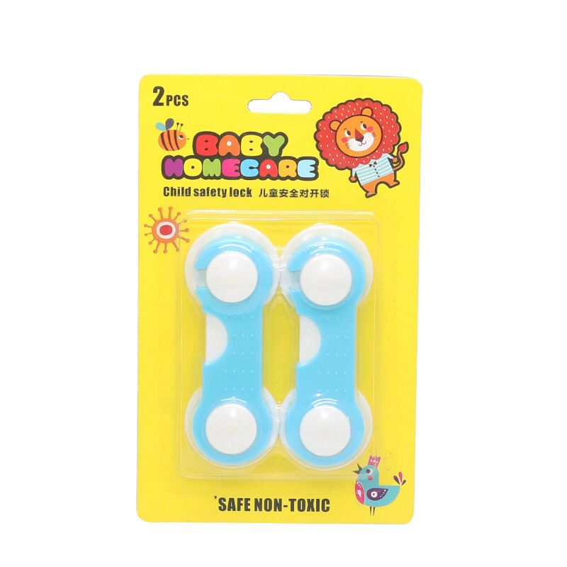 A169 Children&#039;s Safety Lock Multifunctional Baby Safety Lock Indoor Anti-Clamp Hand Chest of Drawer Door Pair Unlocking