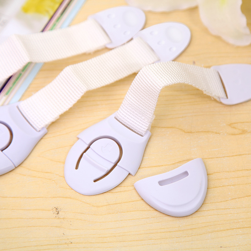 Baby belt lock baby safety lock child latch drawer plastic toilet lock cabinet door refrigerator lock