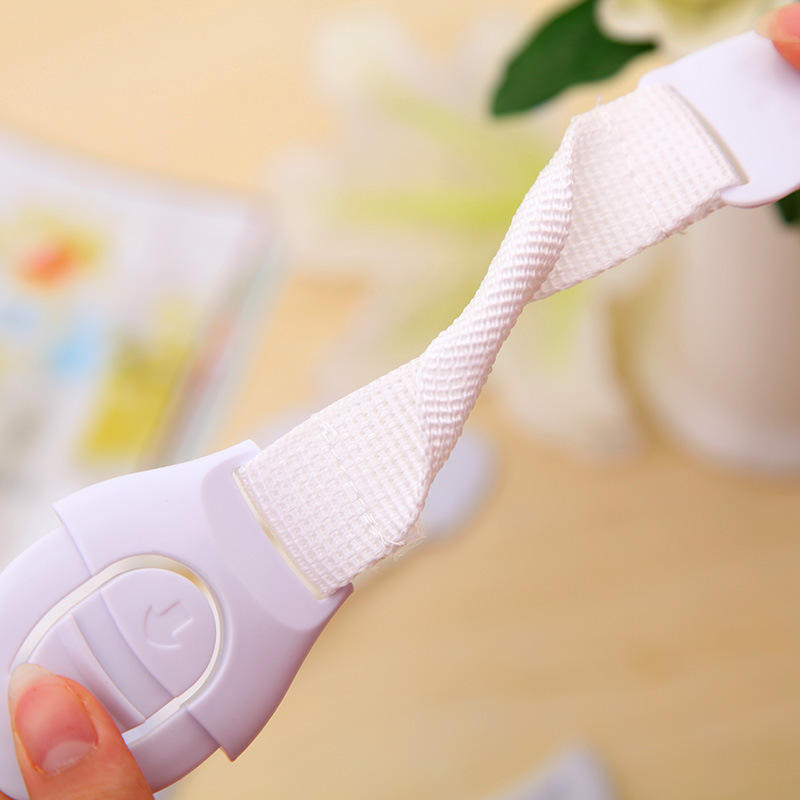 Baby belt lock baby safety lock child latch drawer plastic toilet lock cabinet door refrigerator lock