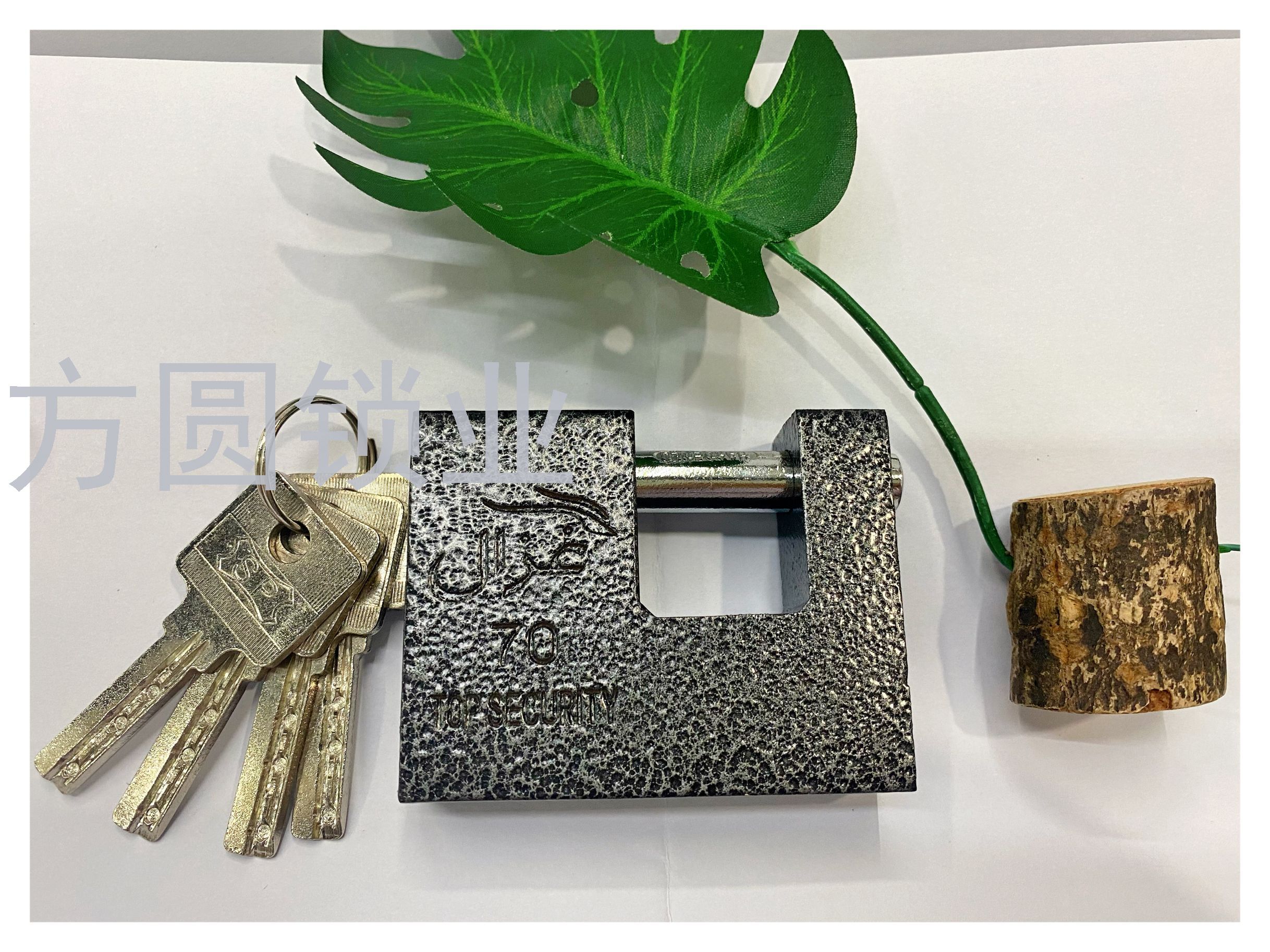 Black plastic giant padlock warehouse door lock cabinet door lock