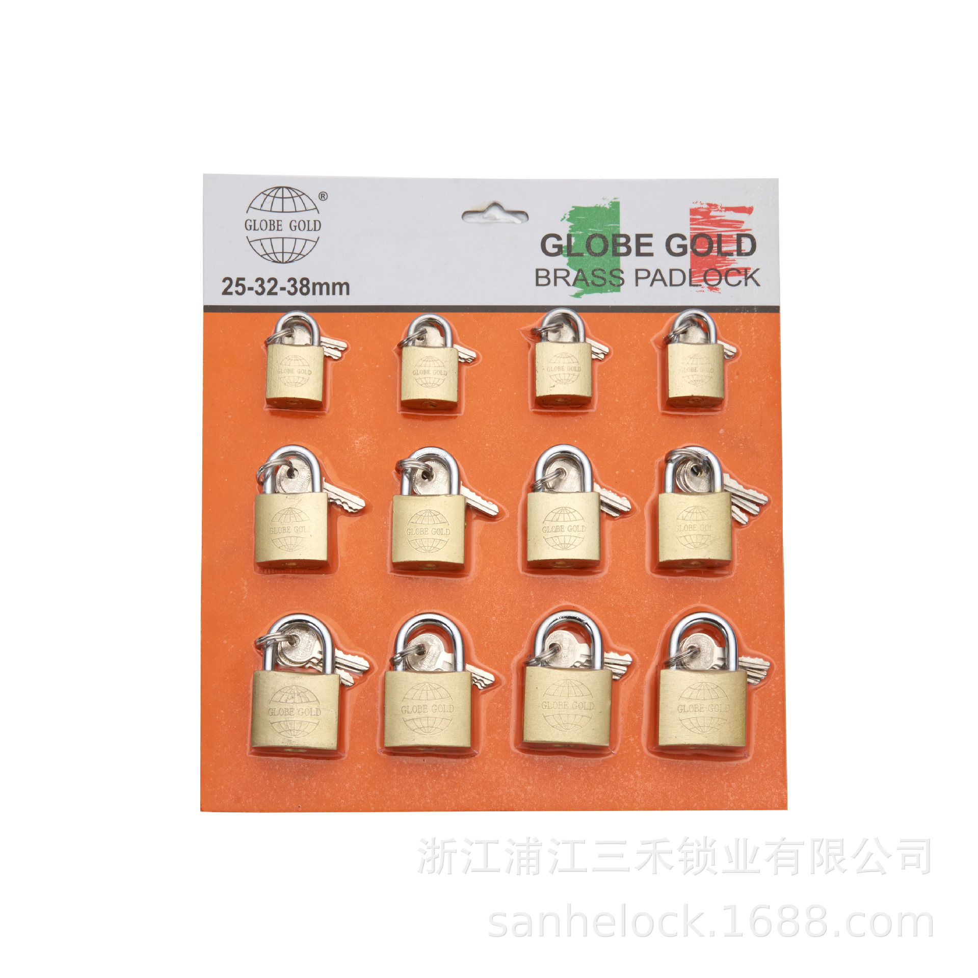 Multi-Specification Sanding Combination Suction Card One-Word Open Embossed Lock Bedroom Dormitory Door Anti-Rust Safety Padlock