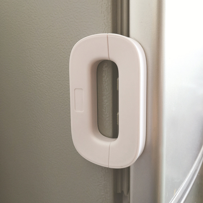 Direct Sales Refrigerator Lock Children&#039;s Safety Lock Anti-Clamp Hand Cabinet Door Lock Refrigerator Door Lock Multifunctional Lock Baby Anti-Clamp Hand Anti-Clamp Hand