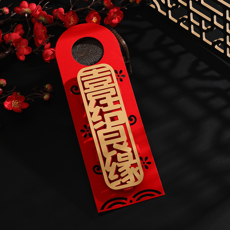 New Wedding Arrangement Supplies Door Handle Decoration Pendant Bedroom Door Wedding Room Decoration Wholesale Door Lock Ornaments