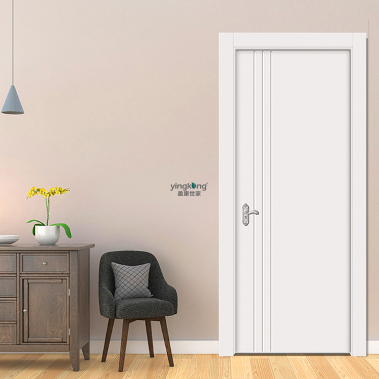 Yingkang Bedroom Pvc Wpc Door Bedroom Door Modern House Door With Locks And Handles