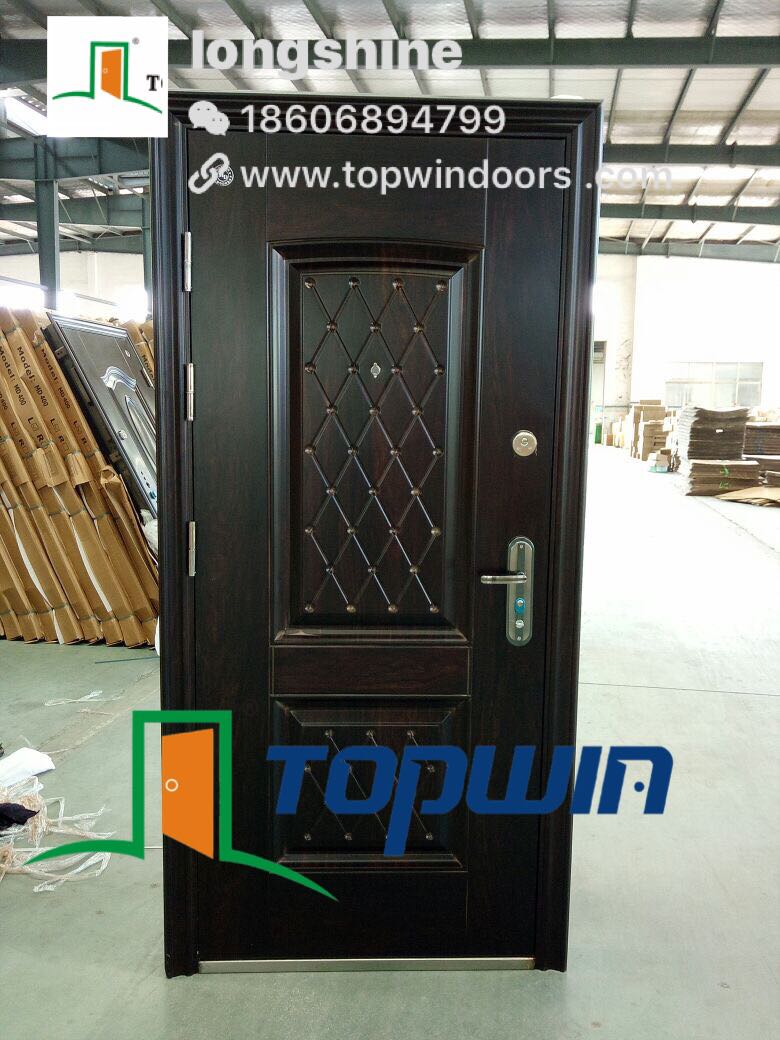 Export Egypt Door Anti-Theft Door Steel Door215 * 96cm Secondary Lock Double Lock