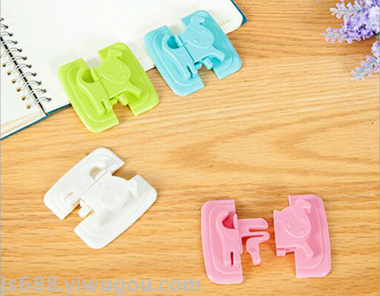 Children safety products cartoon multi-functional baby safe lock refrigerator lock plane cabinet door lock